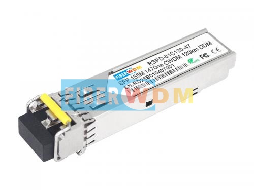 China SFP 155M 1270-1610nm CWDM 120KM DDM  光模塊